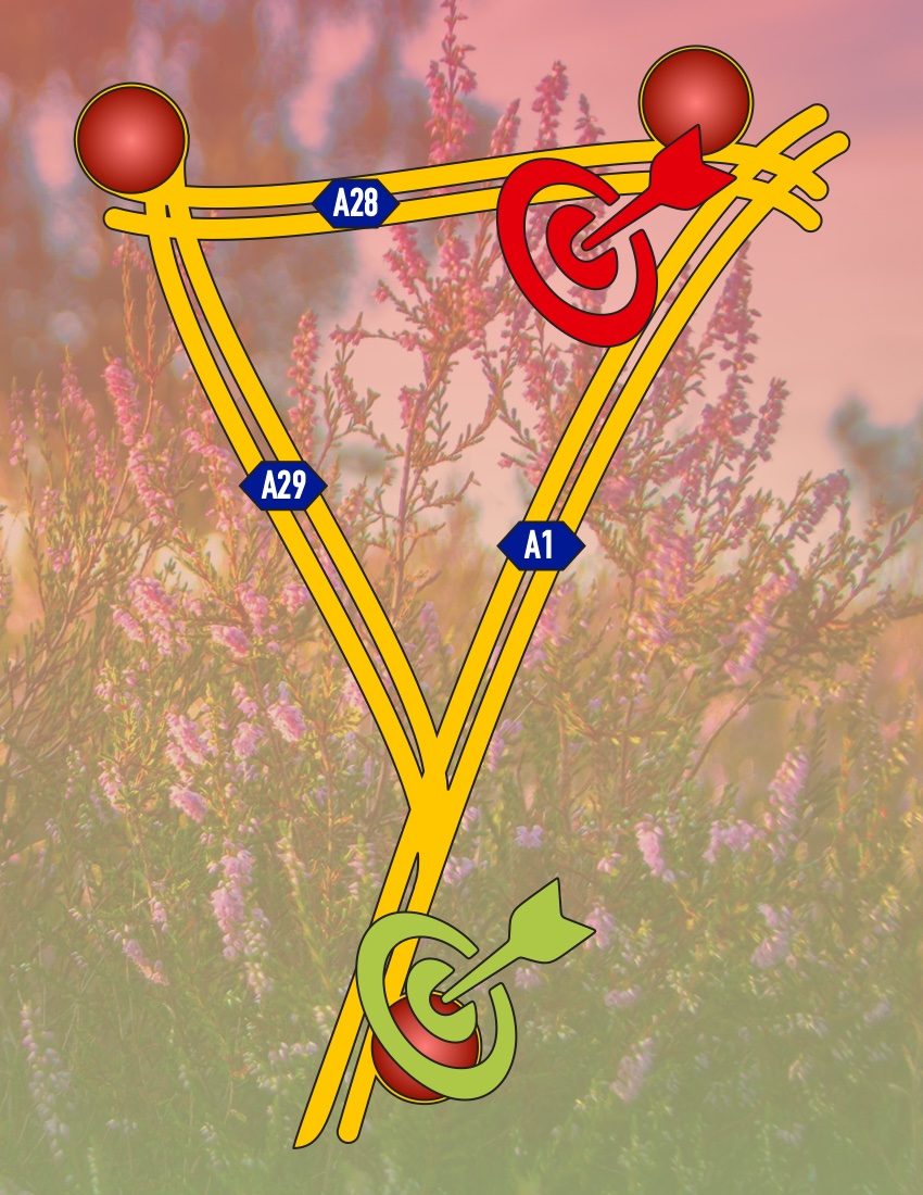 Grafik Lage Vechta/Ganderkesee Oldenburger Land